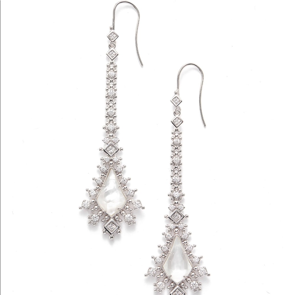 Wedding Kendra Scott earrings